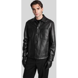 Giacca in Pelle  in Pelle Nera