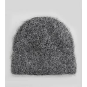 Cappello Fuzzy in Alpaca Grigia