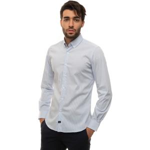 Fay Camicia casual Celeste Cotone Uomo