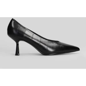 Decollete  in Pelle Nera