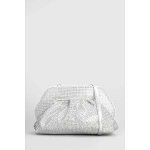 Pochette Tia Strass in ecopelle Argento