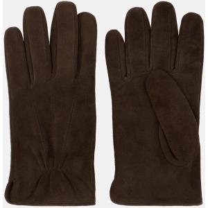 Boggi, Guanti In Pelle Scamosciata, Uomo, Marrone scuro, Taglia: 10