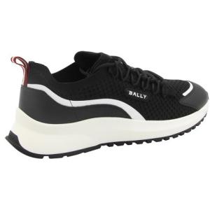 Sneakers In Tela E Pelle Nera E Bianca Bally Nero Taglia 5 Bally  Taglia 5