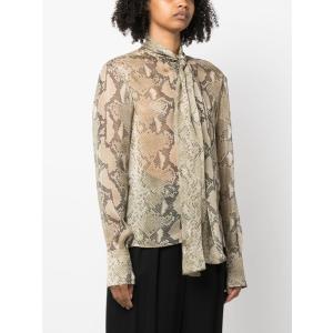 Camicia In Seta Stella Mccartney Marrone Taglia 42 Stella Mccartney  Taglia 42