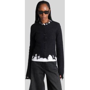 Cardigan Jill in Lana Nera