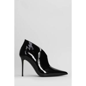 tronchetti tacco alto Raquel 105 in Vernice Nera