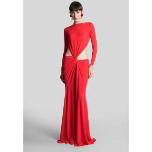 Abito lungo  in Poliestere Rossa