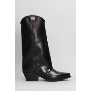 Stivali texani  in Pelle Nera