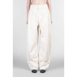 Pantalone  in Cotone Beige