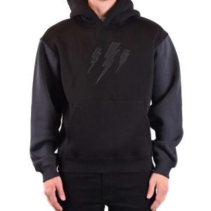 Felpa In Cotone Neil Barrett Nero Taglia L Neil Barrett Taglia L