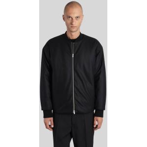 Giacca Bomber  in Lana Nera