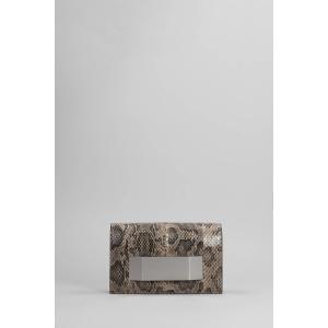 Pochette Clutch in Pelle Beige