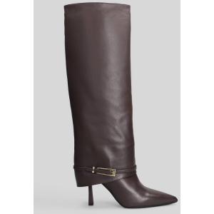 Stivali tacco alto Samantha in Pelle Testa di Moro