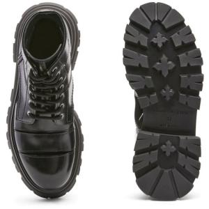 Stivaletti In Pelle Cut-out Alexander Mcqueen Nero Taglia 36 Alexander Mcqueen  Taglia 36