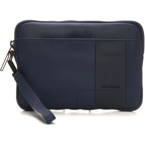 Piquadro Pochette in pelle Blu Pelle Uomo