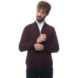 Cardigan zip con doppio cursore Kiton Uomo