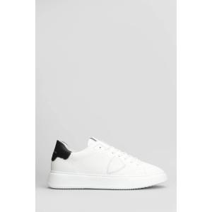 Sneakers Temp Low in Pelle Bianca