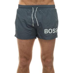BOSS Boxer mare Grigio scuro Poliestere Uomo