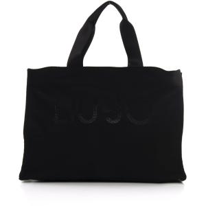Liu Jo Borsa modello shopper media Nero Cotone Donna