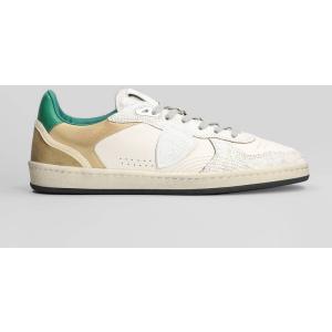 Sneakers Pgal Low in Pelle Bianca