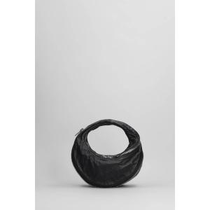 Borsa a spalla Twist mini bag in Pelle Nera