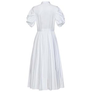 Abito Chemisier Midi Alexander Mcqueen Bianco Taglia 38 Alexander Mcqueen  Taglia 38