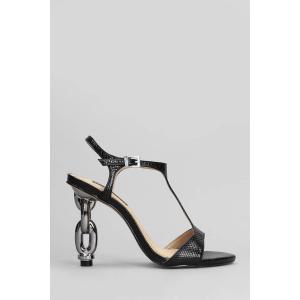 Sandali  in Pelle Nera