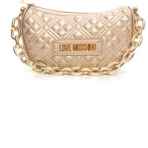 Love Moschino Borsa mezza luna Oro Poliuretano Donna