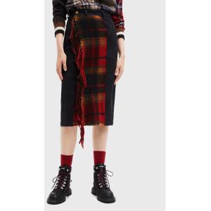 33-Gonna di jeans Dora 22WWFD18 Nero Slim Fit