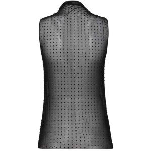 Top In Maglia Con Strass Laruns Pinko Nero Taglia XS Pinko  Taglia XS