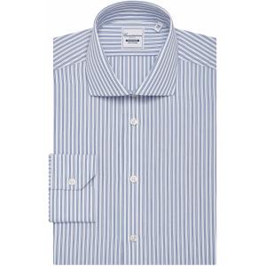 Camicia fancy non iron rigata azzurra francese