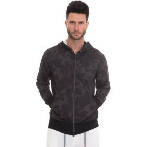 Kiton Giubbino con cappuccio Nero Poliestere Uomo