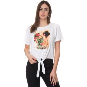 Liu Jo T-shirt Bianco Cotone Donna