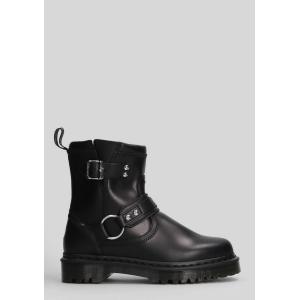 tronchetti tacco basso Anistone Hrns in Pelle Nera