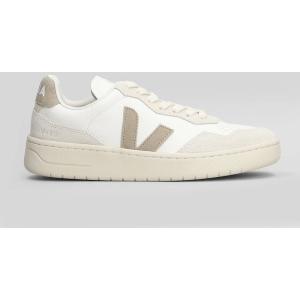 Sneakers V-90 O.T in pelle e camoscio Bianco