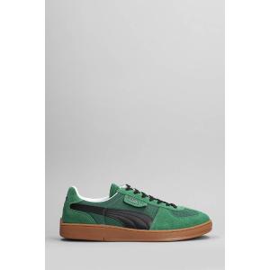 Sneakers Super Team OG in Camoscio e Tessuto Verde