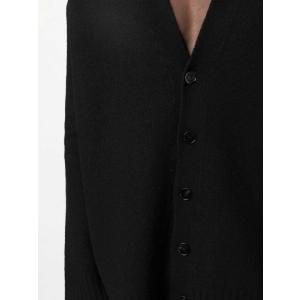 Cardigan In Lana Jil Sander Nero Taglia 50 Jil Sander Taglia 50