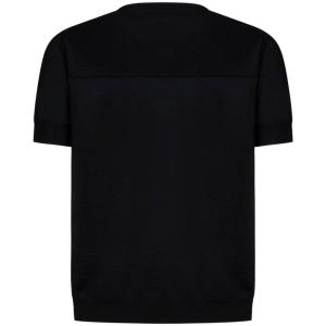 T-shirt Nera In Lana Merino Extrafine Jil Sander Nero Taglia 48 Jil Sander  Taglia 48
