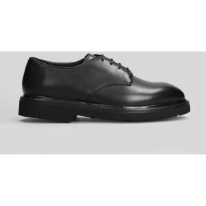 Stringate  in Pelle Nera