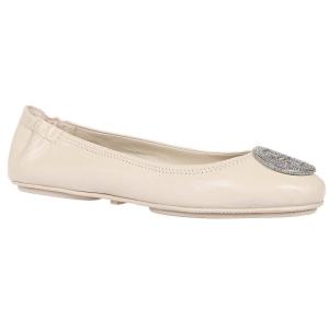 Ballerine In Pelle Argentate Tory Burch Grigio Taglia 6 Tory Burch Taglia 6