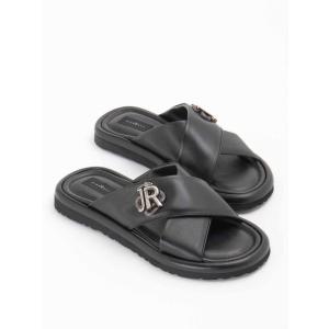 Sandali  Con Logo John Richmond Nero Taglia 40 John Richmond  Taglia 40