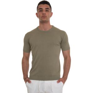 Detwelve T-shirt girocollo Verde Cotone Uomo