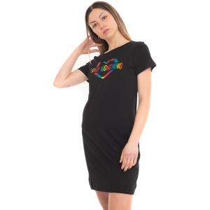 Love Moschino Abito in cotone Nero Cotone Donna