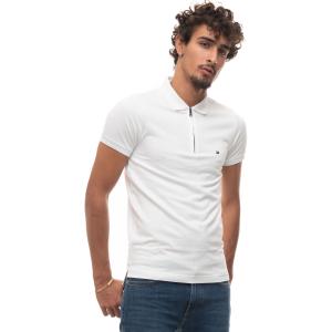 Tommy Hilfiger Polo mezza manica Bianco Cotone Uomo