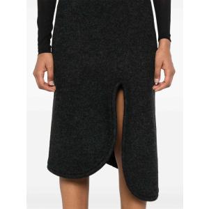 Gonna Con Dettaglio Tubolare Imbottito Victoria Beckham Grigio Taglia 10 Victoria Beckham  Taglia 10