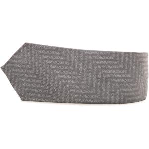 Emporio Armani Cravatta Grigio Seta Uomo