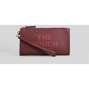 Pochette The pouch in Pelle Bordeaux