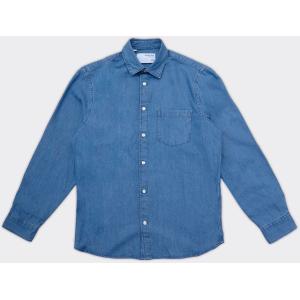 Selected Homme Camicia Denim Carlo Blu
