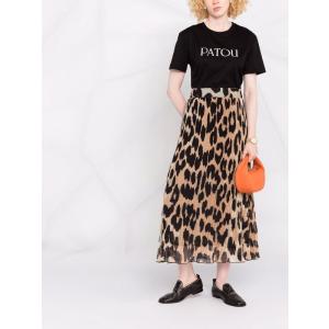 T-shirt Stampa Logo Patou Nero Taglia S Patou  Taglia S