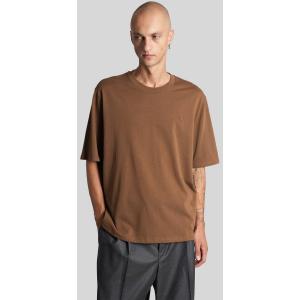 T-Shirt  in Cotone Marrone